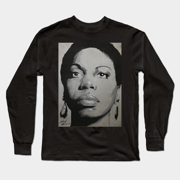 Lady Jazz - Music and Charisma Long Sleeve T-Shirt by Shilov